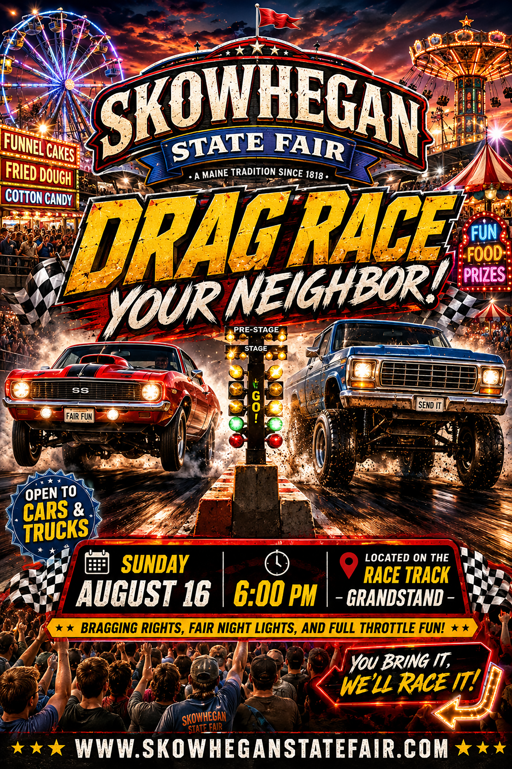 2026 Drag Race Your Neighbor Poster